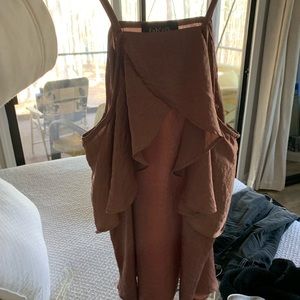 Dark mauve Fabrik blouse